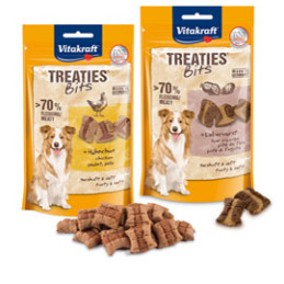 ** END ** ** END ** end* Snacks Treaties per cani gusto pollo bacon style 120gr