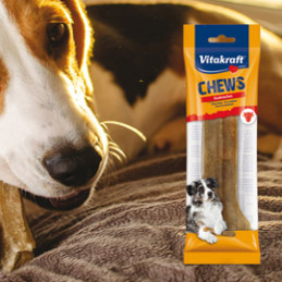 ** END ** ** END ** end* Masticativi Chews - osso per cani 100 pelle di bovino 14cm