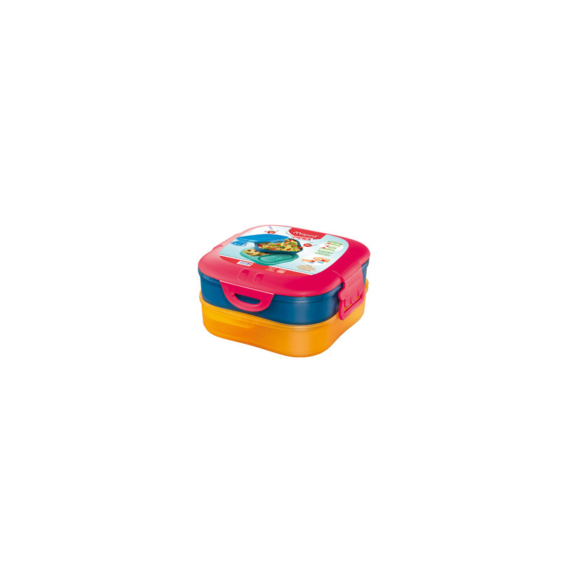 Lunch Box 3 in 1 rosa corallo Picnik Concept Maped