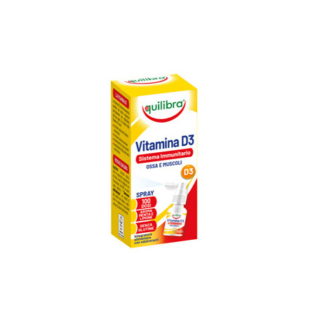 Integratore Vitamina D3 Sistema Immunitario OssaMuscoli Spray 13ml Equilibra