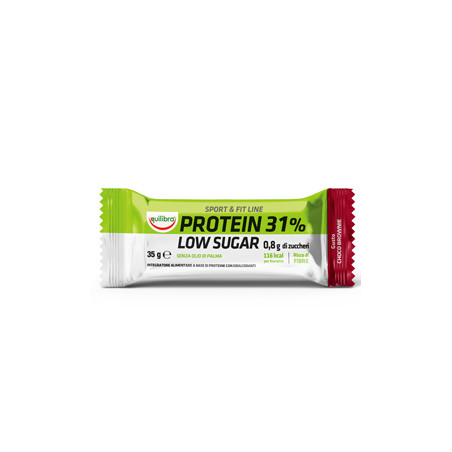 ** END ** ** END ** end* Integratore SportFit Line Protein 31 Low Sugar Choco Brownie 35gr Equilibra