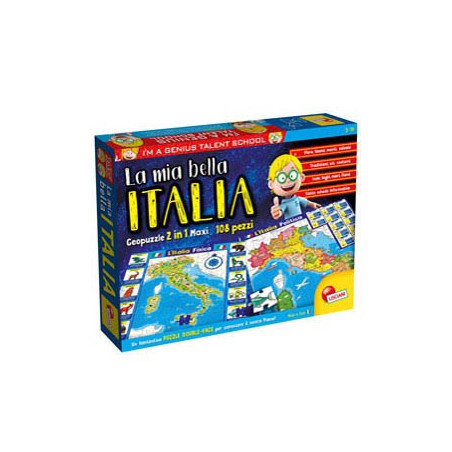 Geopuzzle "La mia bella Italia" I'm a Genius Lisciani