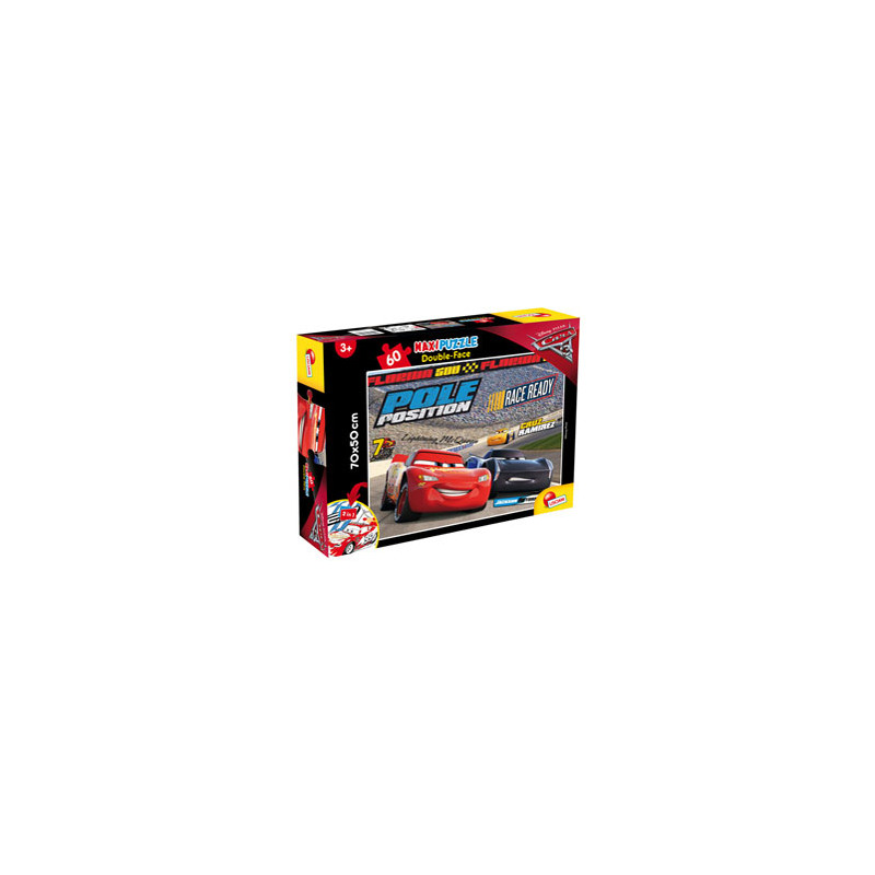 Puzzle Maxi 60pz "Disney Cars 3 Challenge" Lisciani