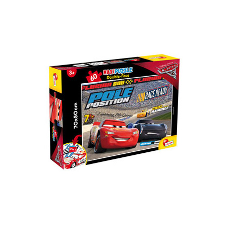 Puzzle Maxi 60pz "Disney Cars 3 Challenge" Lisciani