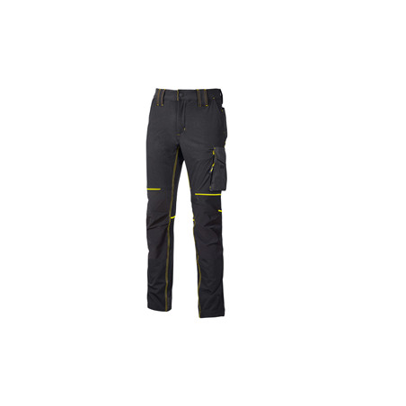 Pantaloni da lavoro invernali World taglia M nero U-Power