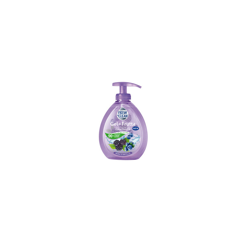 Sapone liquido FreshClean gel mora e mirtillo 300ml