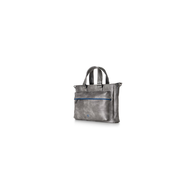 ** END ** ** END ** end* Borsa Unisex Bluegate dim. 39x29x13cm grigio INTEMPO