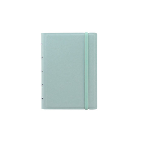 Notebook Pocket f.to 144x105mm a righe 56 pag verde pastello similpelle Filofax