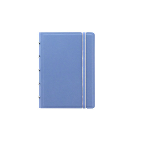 Notebook Pocket f.to 144x105mm a righe 56 pag blu pastello similpelle Filofax