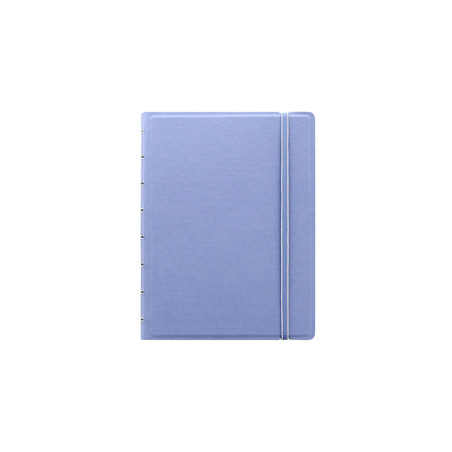 Notebook f.to A5 a righe 56 pag. blu pastello similpelle Filofax