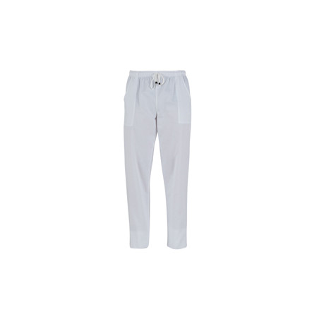 Pantaloni Pitagora in cotone Tg. S bianco