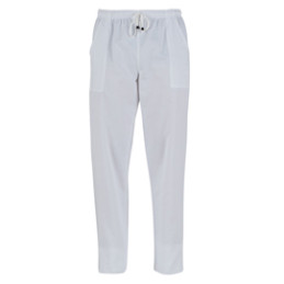 Pantaloni Pitagora in cotone Tg. M bianco