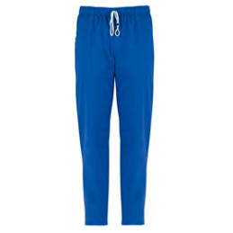 Pantaloni Pitagora in cotone Tg. L bluette