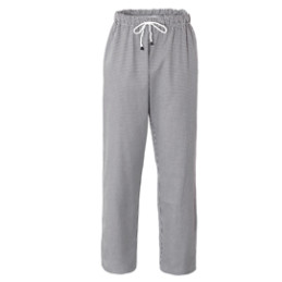 Pantalone da cuoco Plutone Tg. M bianco a quadretti neri