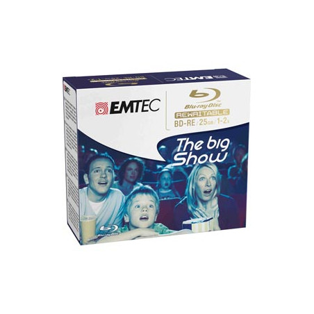 ** END ** ** END ** end* BD-RE EMTEC 25GB 1-2x JEWEL CASE GIFBOX (kit 5pz)