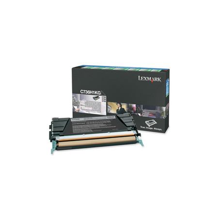 TONER NERO C734, C736, X736, X738, ALTA CAPACITA RETURN PROGRAM