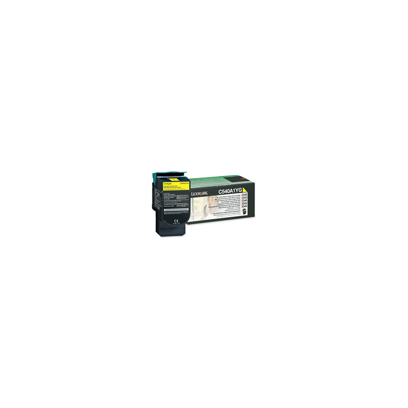 TONER RETURN PROGRAM GIALLO C540 C543 C544 X543 CAPACITA' STANDARD