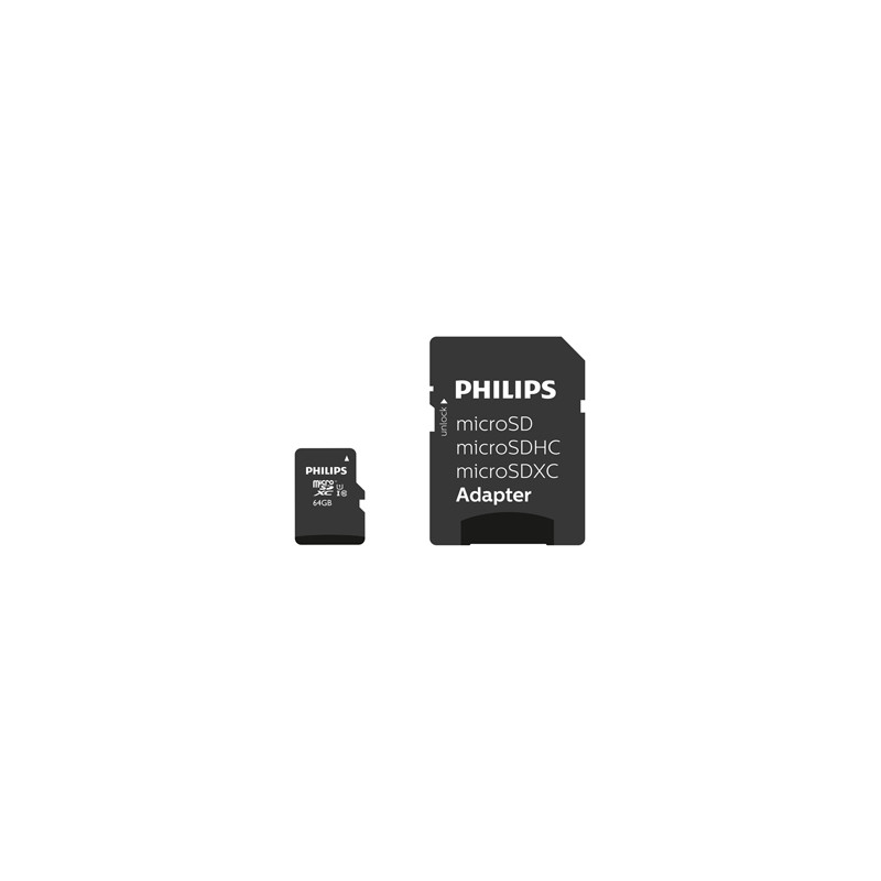 PHILIPS MICRO SDXC CARD 64GB CLASS 10 INCL. ADAPTER