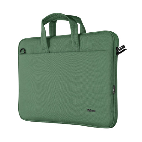 Borsa ecocompatibile per notebook da 16" Bologna - verde salvia Trust