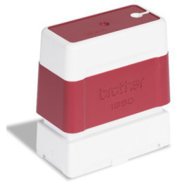 Timbro Rosso Brother (18x50 mm) per Stamp Creator