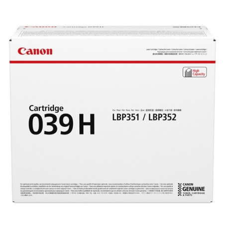 TONER NERO 039H ALTA CAPACITA' LBP352x e LBP351