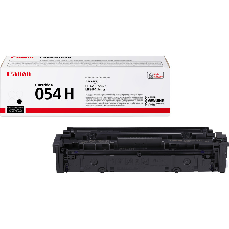 Canon Toner nero 054 HC LBP623Cdw LBP621Cw MF645Cx MF643Cdw MF641Cw-2.300 pag