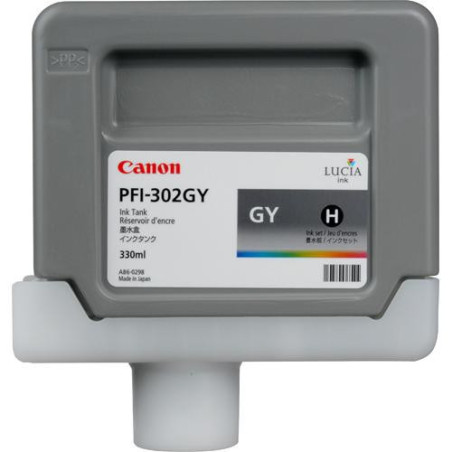 REFILL GRIGIO PFI-302GY IPF8100 9100 CAPACITA' STANDARD