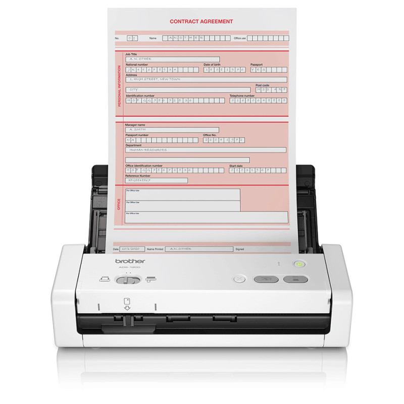 Scanner desktop compatto con duplex (DUAL CIS). 25ppm 50ipm b n e colore.