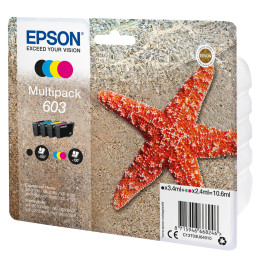 Cartucce di inchiostro Epson Multipack BK C M Y serie 603 Stella Marina