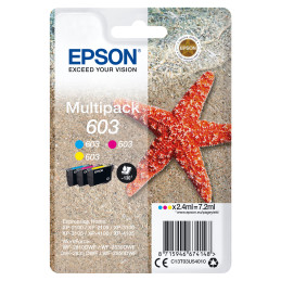 Cartucce di inchiostro Epson Multipack C M Y serie 603 Stella Marina