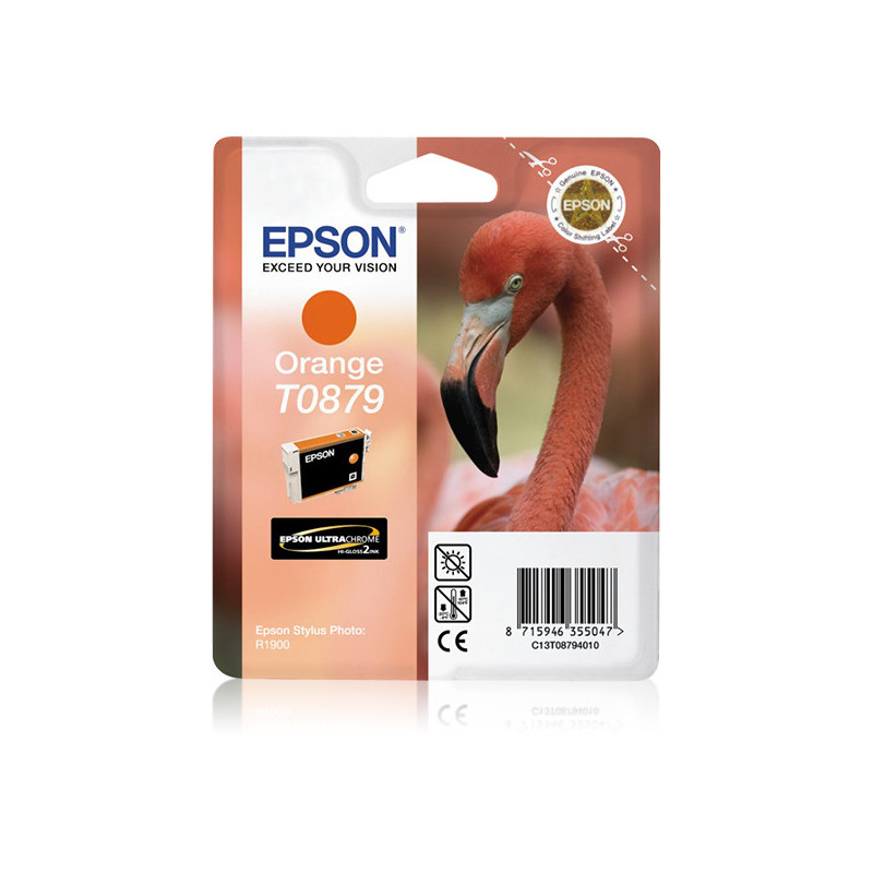 INK A PIGMENTI ARANCIO EPSON ULTRACHROME HI-GLOSS2 BLISTER C RF