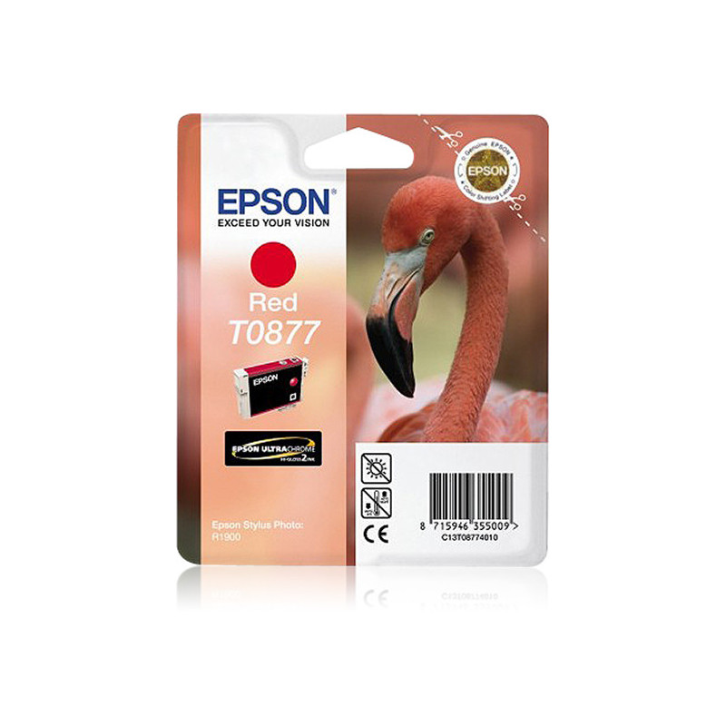 INK A PIGMENTI ROSSO EPSON ULTRACHROME HI-GLOSS2 BLISTER RS