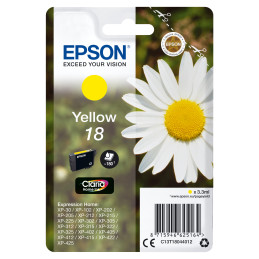 CARTUCCIA GIALLO EPSON CLARIA HOME SERIE 18 MARGHERITA IN CONF. BLISTER RS