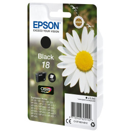 CARTUCCIA NERO (A PIGMENTI)EPSON CLARIA HOME SERIE 18 MARGHERITA IN CONF. BLIST