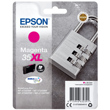 INK MAGENTA SERIE 35XL LUCCHETTO T3593