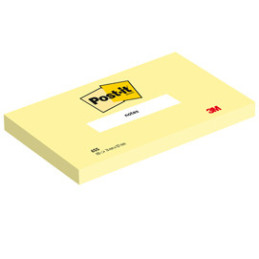 BLOC. 100fg Post-it® Giallo Canary™ 76x127mm 655