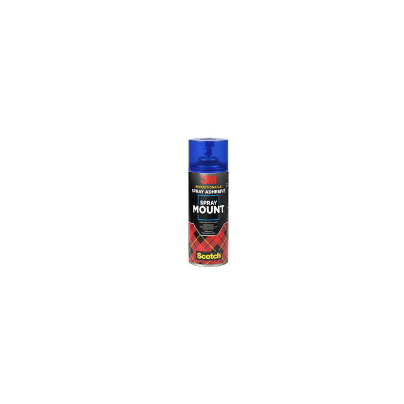 ADESIVO SPRAY 3M MOUNT RIPOSIZIONABILE - TRASPARENTE 400ML