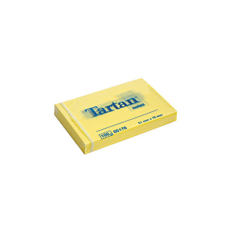 BLOC. TARTAN (TM) 5176 GIALLO 51X76MM 100FG 63GR