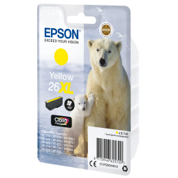 CARTUCCIA GIALLO EPSON CLARIA PREMIUM, SERIE 26XL ORSO POLARE, IN BLISTER