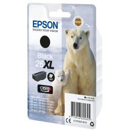 CARTUCCIA NERO EPSON CLARIA PREMIUM SERIE 26XL ORSO POLARE, IN BLISTER