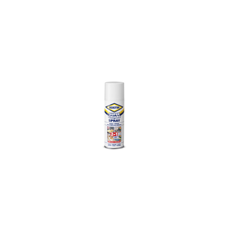 COLLA SPRAY SUPERCHIARO 2in1 500ML RIMOVIBILE/PERMANENTE BOSTIK