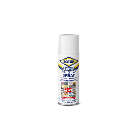 COLLA SPRAY SUPERCHIARO 2in1 500ML RIMOVIBILE/PERMANENTE BOSTIK