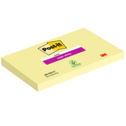 BLOC. 90foglietti Post-it® SuperSticky Giallo Canary™ 76x127mm 655-12SS-CY