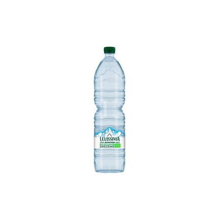 Acqua naturale bottiglia PET 100 riciclabile 1,5lt Levissima