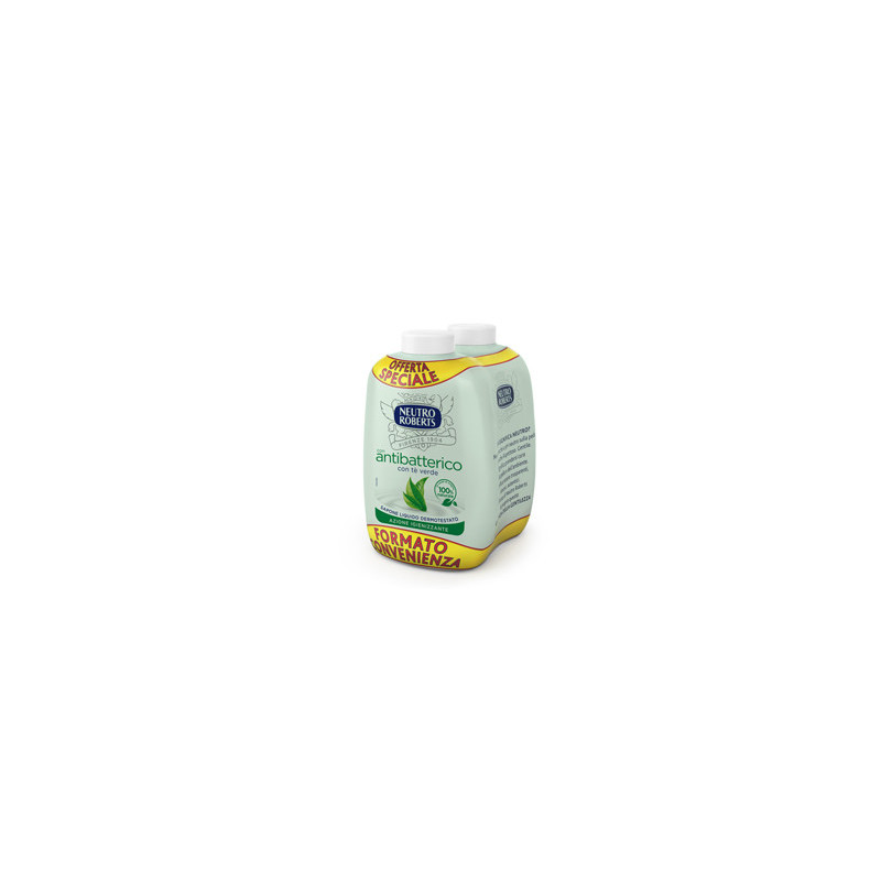 Ricarica bis 400ml sapone liquido Antibatterico NEUTRO ROBERTS