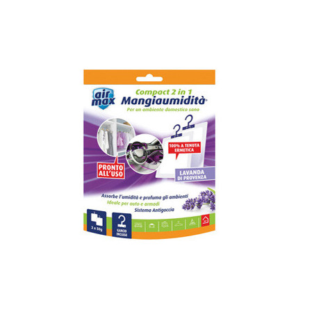 Air Max 2 mangiaumidita' appendibile Compact 2 in 1 Lavanda di provenza 50gr