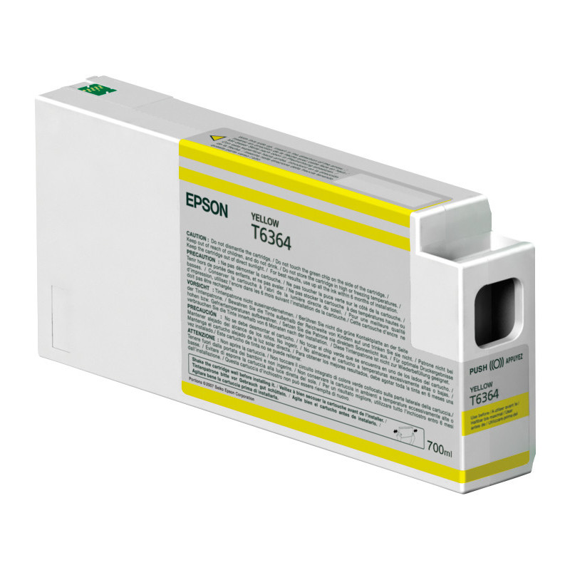 TANICA INCHIOSTRO A PIGMENTI GIALLO EPSON ULTRACHROME HDR(700ML).