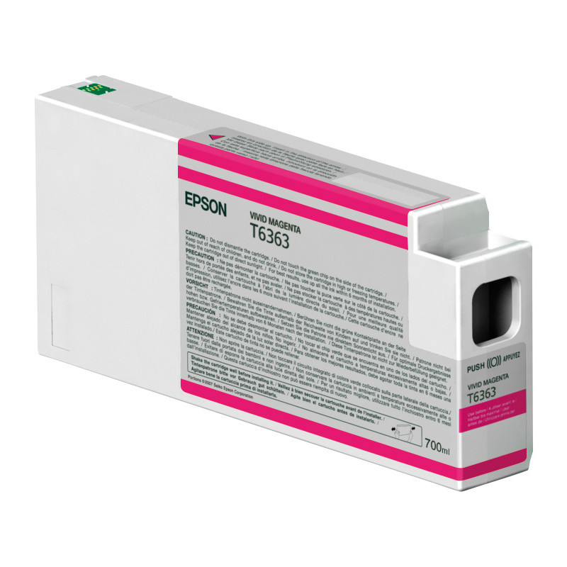 TANICA INCHIOSTRO A PIGMENTI VIVID MAGENTA EPSON ULTRACHROME HDR(700ML).