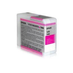 TANICA INCHIOSTRO A PIGMENTI EPSON ULTRACHROME K3 VIVID-MAGENTA (80ML).