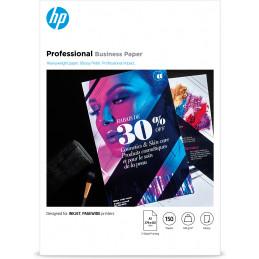 Confezione da 50 fogli carta professionale lucida HP per getto d'inchiostro A3